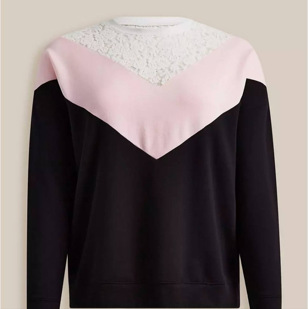 Torrid Super Soft Chevron Color Block Sweater Siz… - image 7